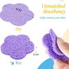 Natural Cellulose Facial Sponge Thick Reusable Compress Pad for Deep Exfoliation Mask Application Makeup Removal