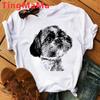 Maminka Tričko Ženy Harajuku Letní topy Kreslený Shih Tzu Grafika Trička Kawaii Módní Unisex topy