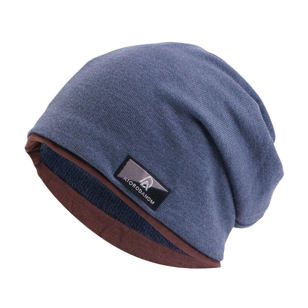 Windproof Knitted Hat Warm Skullies Beanies Caps Winter Ear Protection Cap  for Men Women