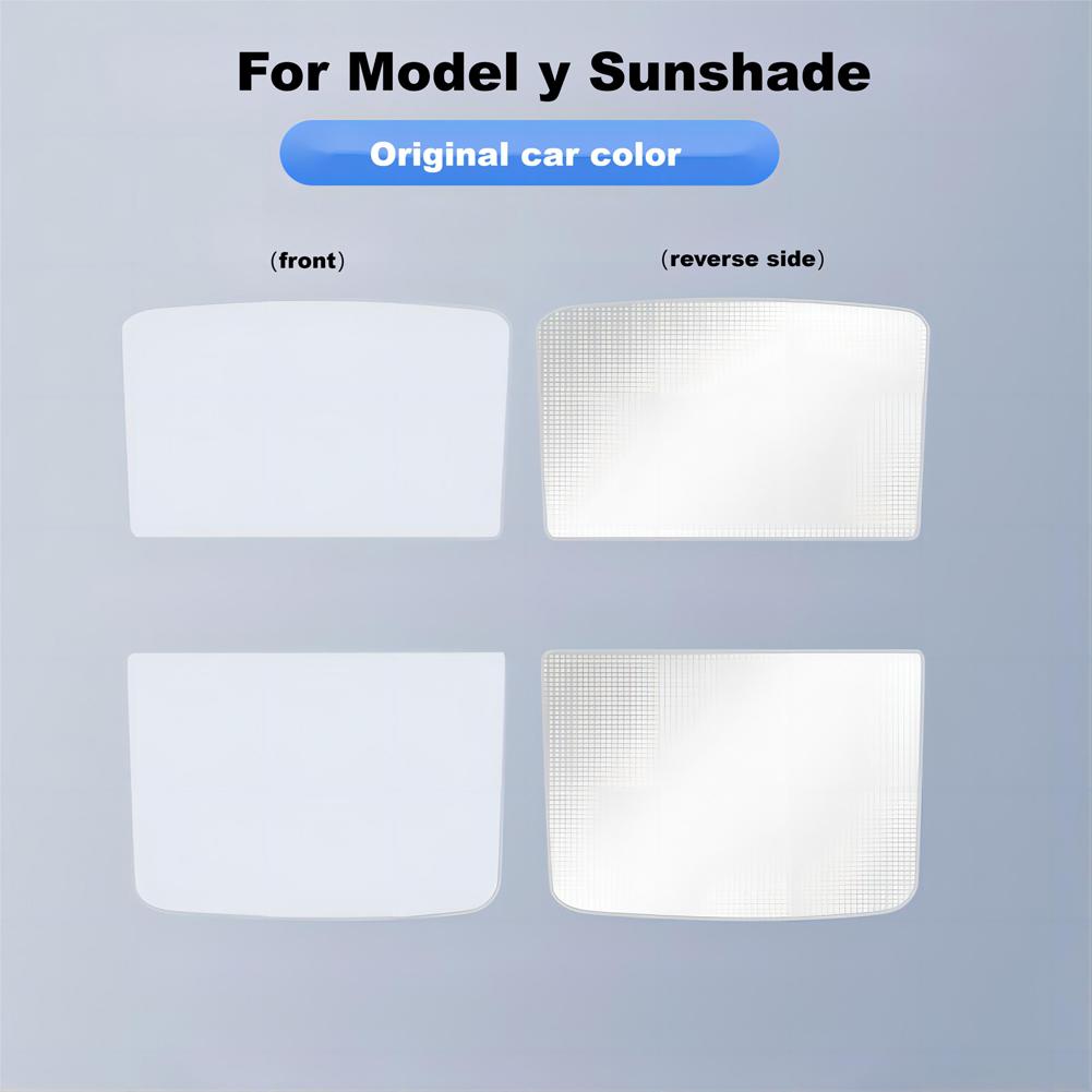 Osłona przeciwsłoneczna na dach Szklany dach Osłona przeciwsłoneczna Szyberdach Osłona Odbłyśnik UV Pokrywa Blokująca do akcesoriów Tesla Model 3 Y 2020-2025