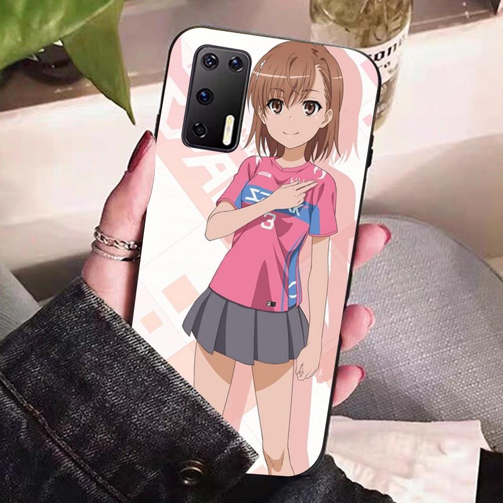Anime M-Misaka Mikoto Cute Phone Case For Huawei P 8 9 10 20 30 40 50 Pro Lite Psmart Honor 10 Lite 70 Mate 20lite