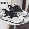 Fashion Men's Casual Designer Color Block Running Shoes Fashion Luxury Chunky Sneakers Breathable Walking Shoes Tennis Sports Shoes