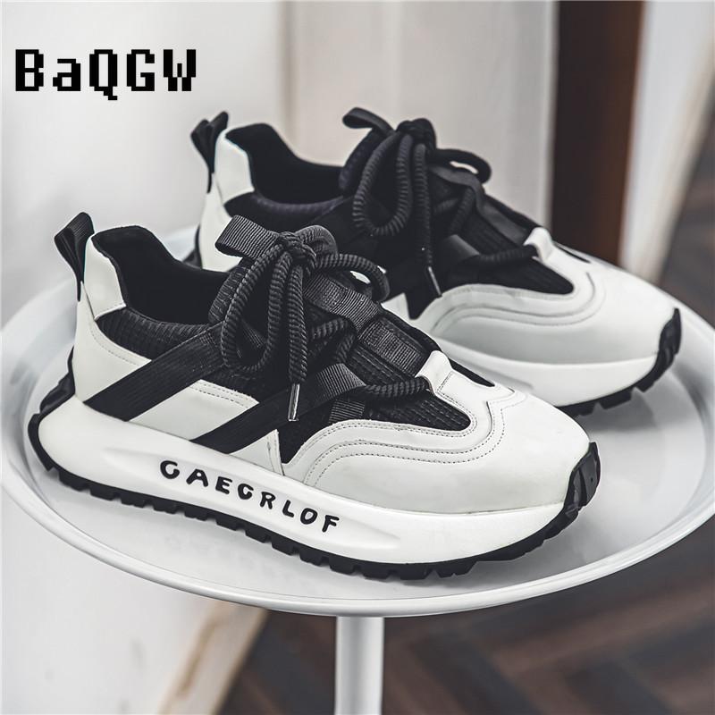 Fashion Men's Casual Designer Color Block Running Shoes Fashion Luxury Chunky Sneakers Breathable Walking Shoes Tennis Sports Shoes