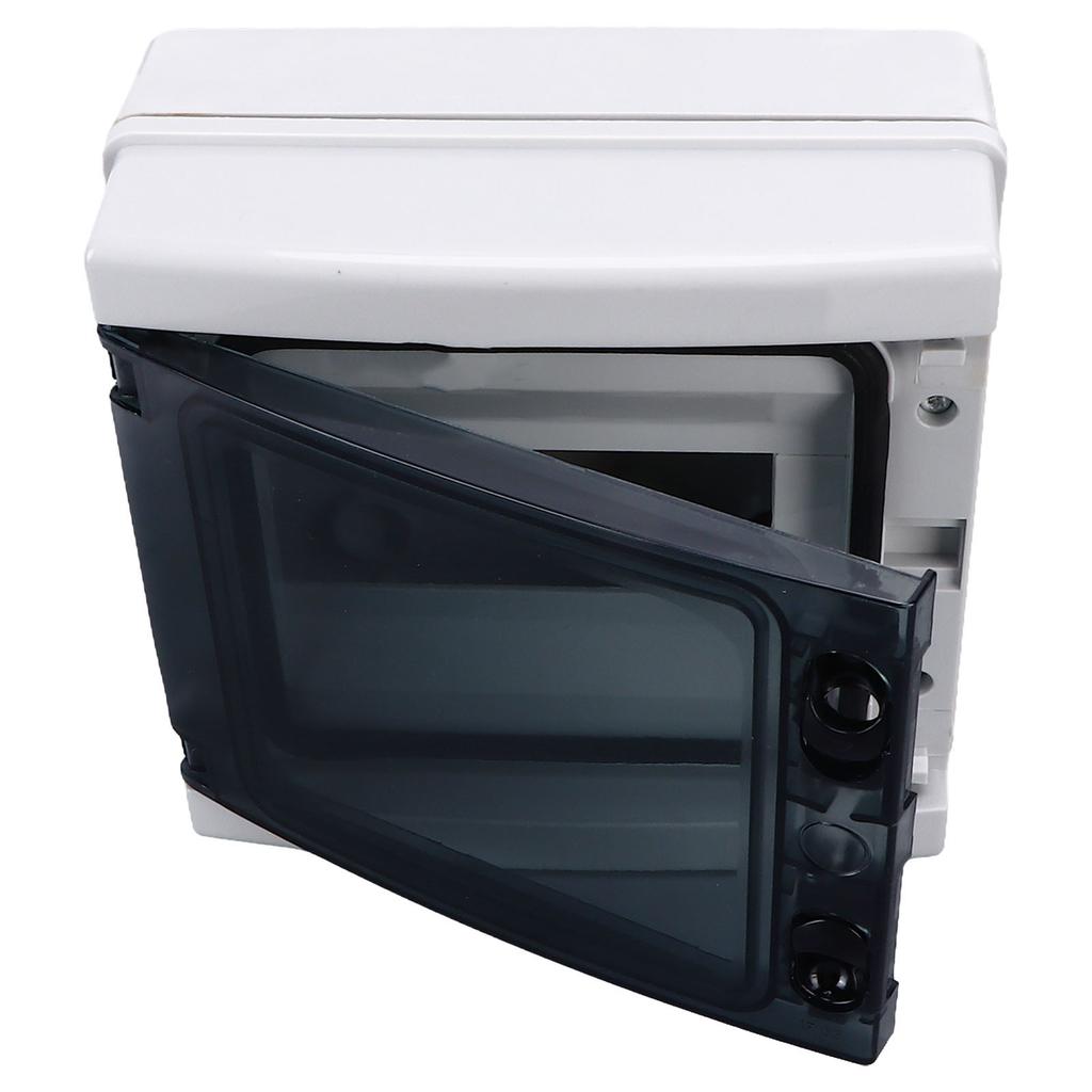 Verteilerschutzkasten 8-Wege-DIN-Schiene IP65 Wasserdichter transparenter Deckel Anschlusskasten