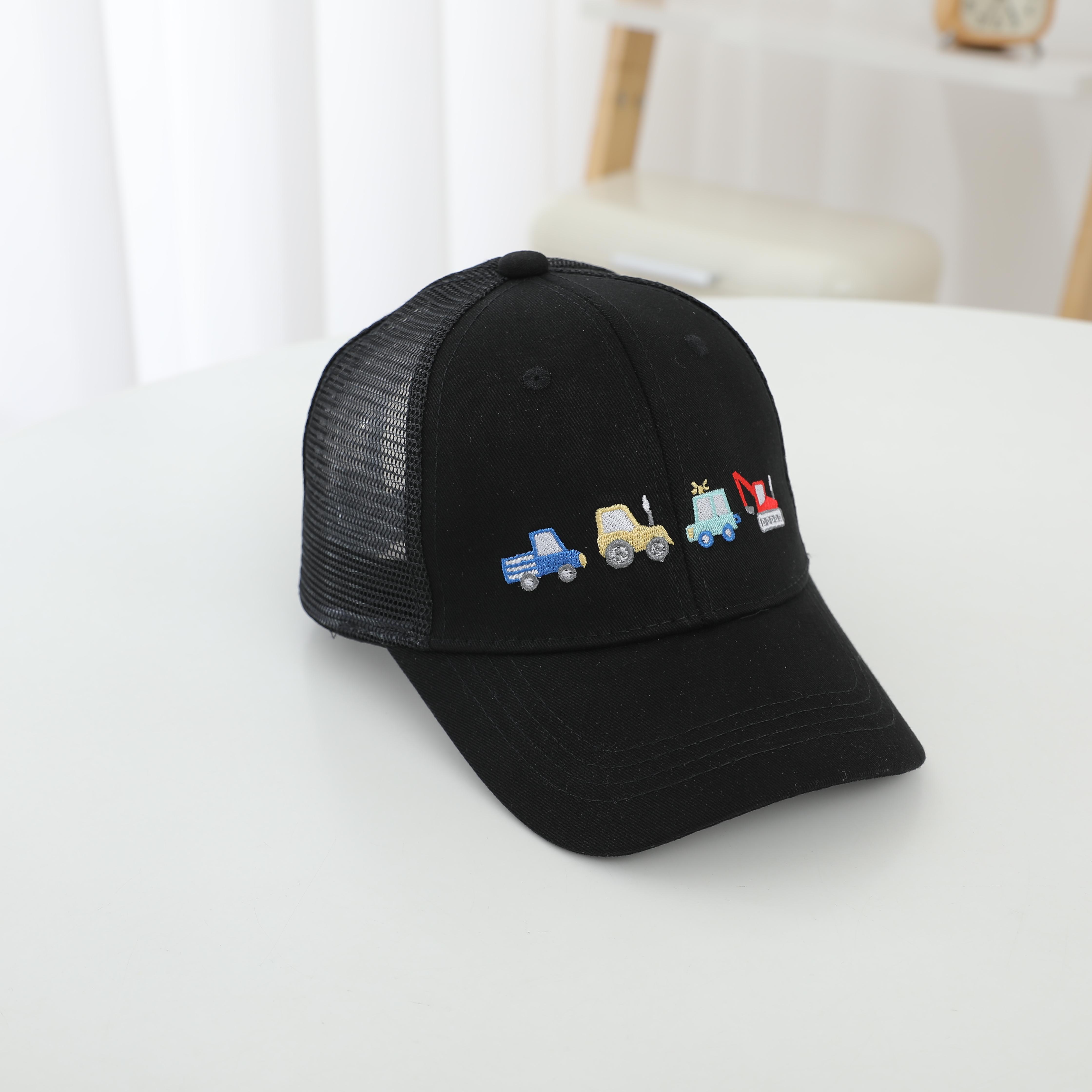 

Korean version simple and fashionable embroidered multi-color small car mesh baseball cap for outdoor sun protection beanie hat One Size
