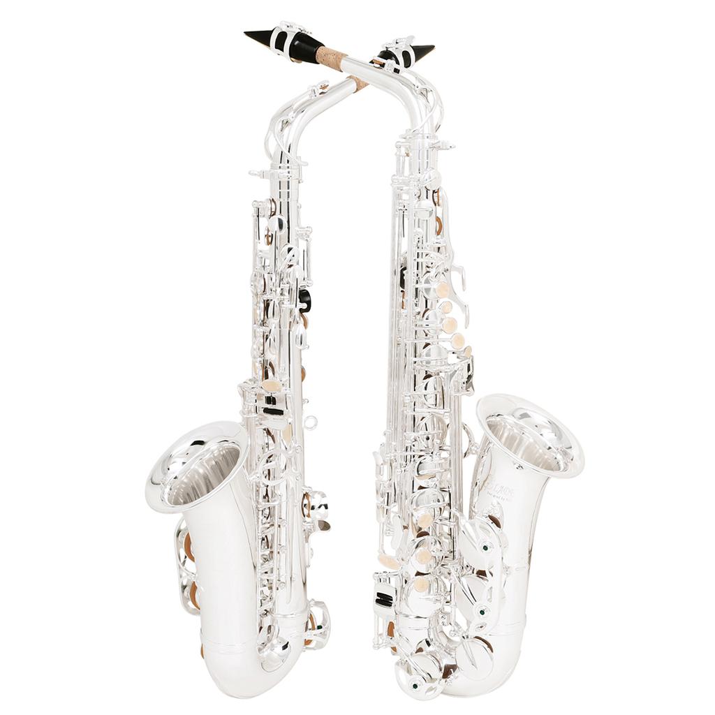 SLADE E-flat Alto Saxophone Premium Brass Body Carved White Shell Keys Saxophone Set with Case Professional Woodwind Instruments