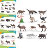 Mini Wildlife Animal Pvc Model Set With Static Figures For Collectors And Home Decor