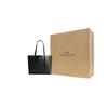 Coach 33 Silver Metal Accessories Leather Tote Shopping Bag Shoulder Handbag Large Women Tote Black CW018-SVBK