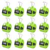 PATIKIL Clicker 12 Mechanical Handheld Tally Click Pitch Counter for and Green Counter, 4-Digit Coaching, Knitting, Golf, Laptops, Fishing,