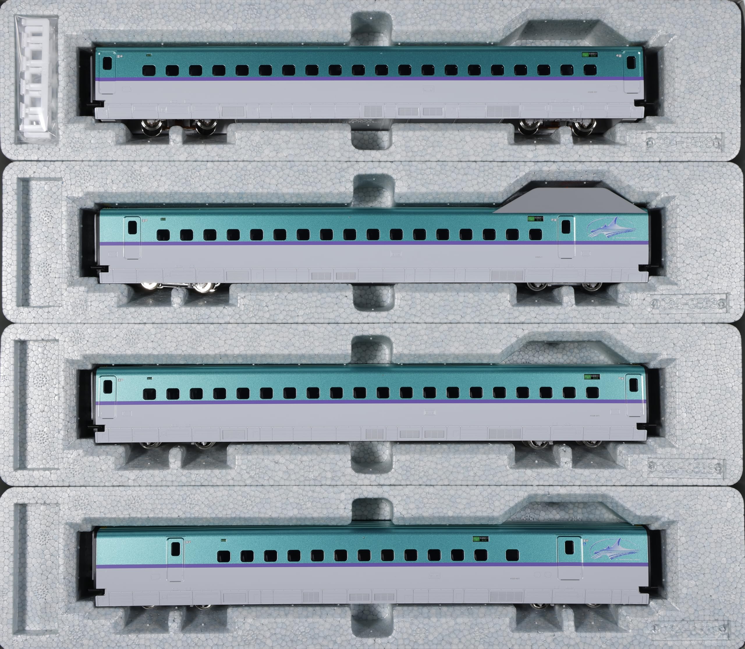 KATO HO Gauge H5 Series Hokkaido Shinkansen Set Hayabusa 4-Car Add-on (Train Model) 3-536