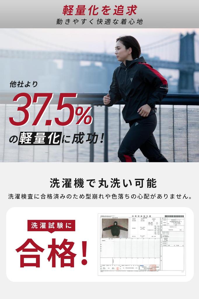 RDX Sauna Training and Running Top and Bottom Set for Men and Suit, Wear, Washable, Women, SSP-H1 (Red, 2XL)