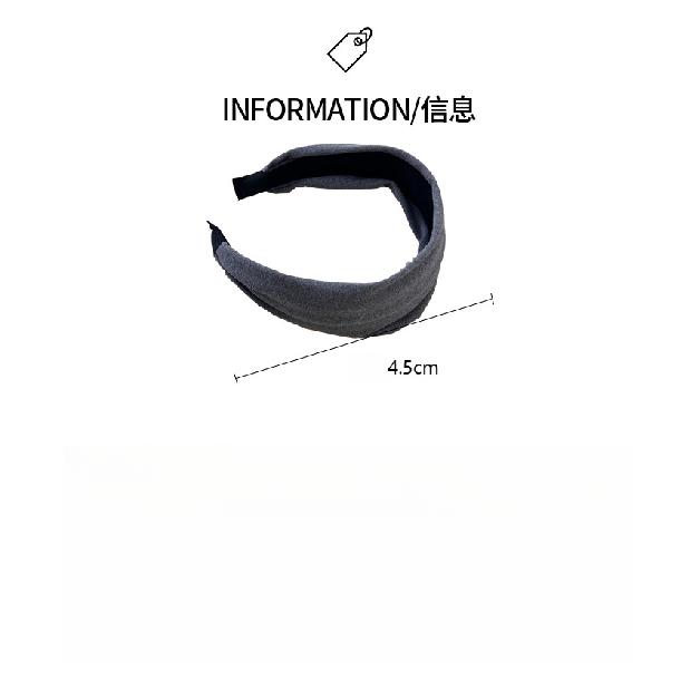 Velvet Soft Knitted Wide Headband for Autumn and Winter