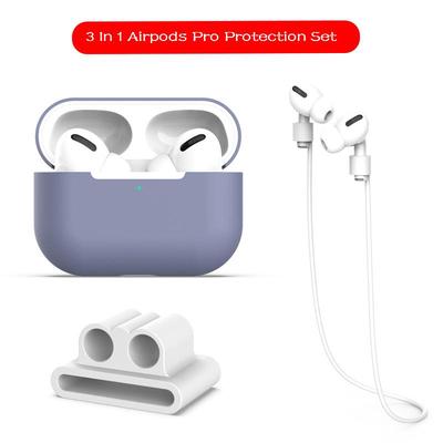 3 In 1 Soft Silicone Protection Case Cover For Airpods 3 (2021) / Airpods Pro 2 / Airpods Pro Anti-Lost Strap Earphone Cover For Airpods Pro