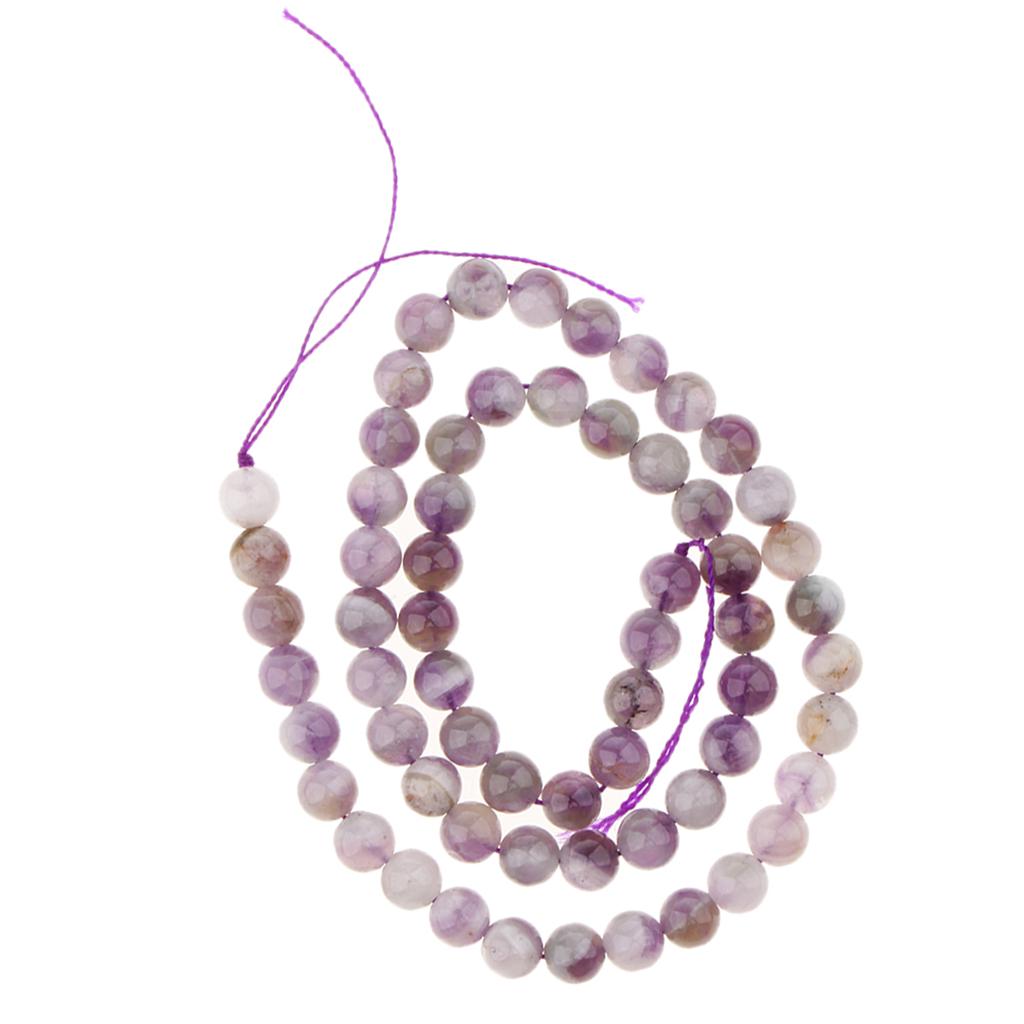 Amethyst Gemstone Loose Beads DIY Natural Craystal for Jewelry Making  4mm