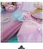 Girls' Mermaid Gem Princess Dress with Fly Sleeves - Long-Sleeved Christmas Party Attire for Autumn and Winter