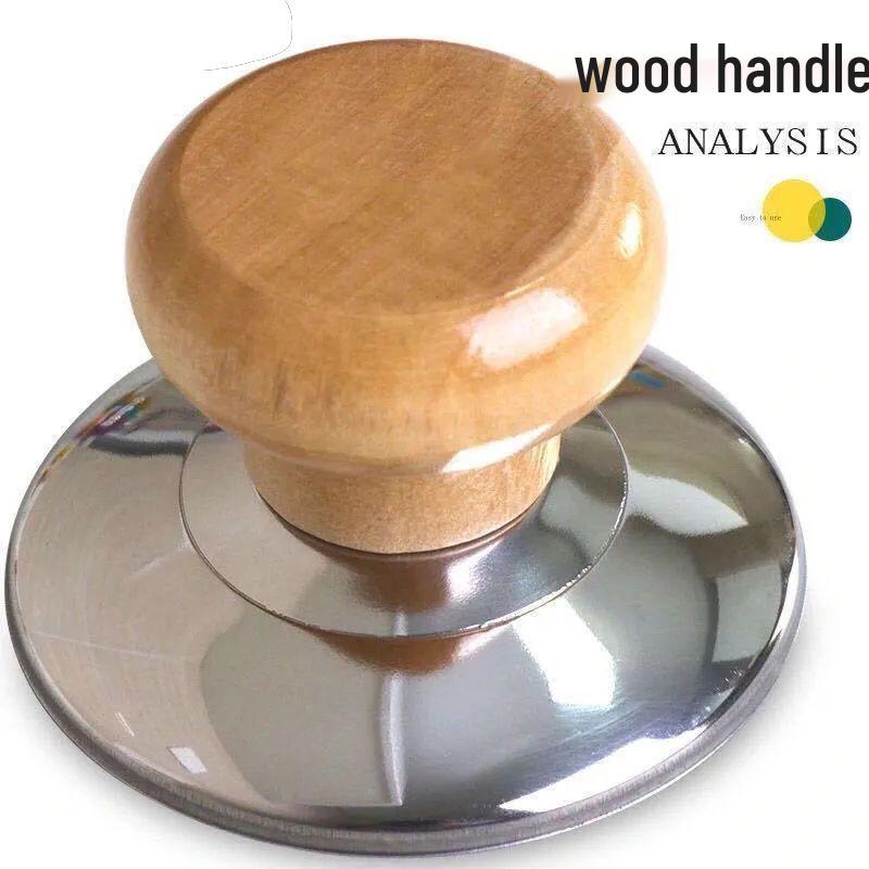 Newcomer Exclusive: Solid Wood Anti-Scald Pot Lid Knob - Universal Handle for Cookware with Free Shipping