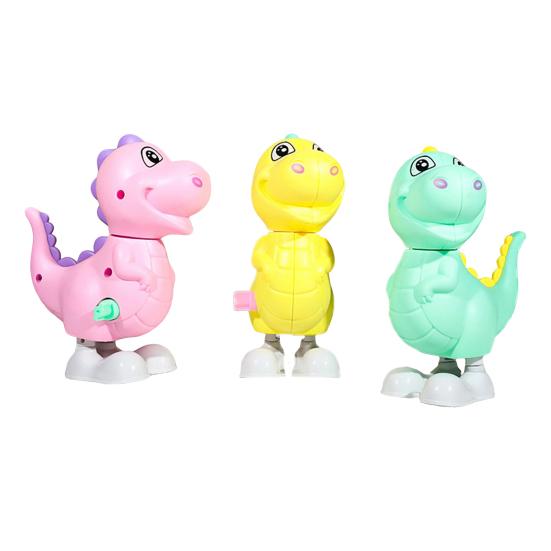 Yousheng Wind-up Jumping Animal Toy Cow Squirrel Dinosaur Rabbit Penguin Chick Monkey Bird Walking Toy Toddlers Educational Interactive Clockwork