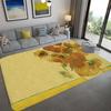 Slunečnice Rostliny v květináčích Retro koberec Moderní obývací pokoj Pohovka Koberce Dekorace domova Předsíň Ložnice Koberec do koupelny Rohož ke vchodovým dveřím