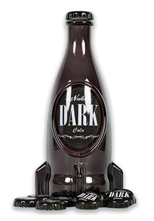 Стеклянная бутылка и крышка  Nuka Dark  Fallout