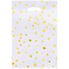 10pcs 16x24cm Party Goodie Bags with Handle Treat Bags Disposable Gift Bag  Holiday