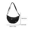 Stylish Dumpling Bag Adjustable Strap Fashi Hobo Sling Pack Trendy Half Mo Bag Outdoor Travel Bag Men & Women