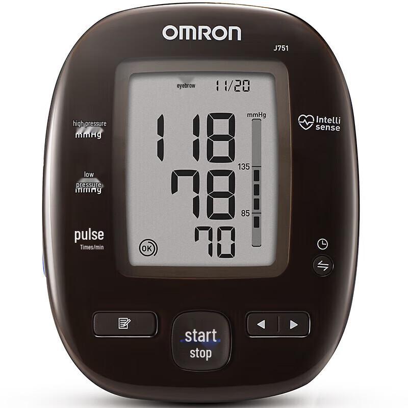 Omron J751 Smart Bluetooth Upper Arm Blood Pressure Monitor