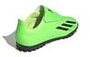adidas X SPEEDPORTAL.4 Abrasion Resistant Low Top Kids' Soccer Shoes Neon Green Teenagers GY9684