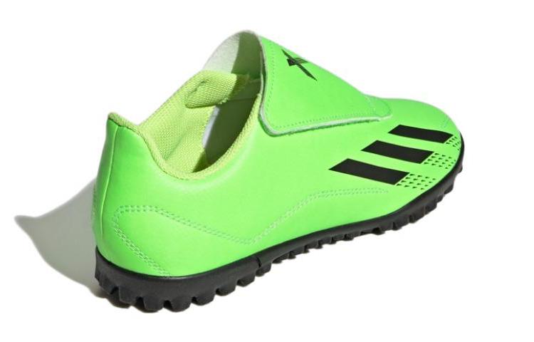 adidas X SPEEDPORTAL.4 Abrasion Resistant Low Top Kids' Soccer Shoes Neon Green Teenagers GY9684