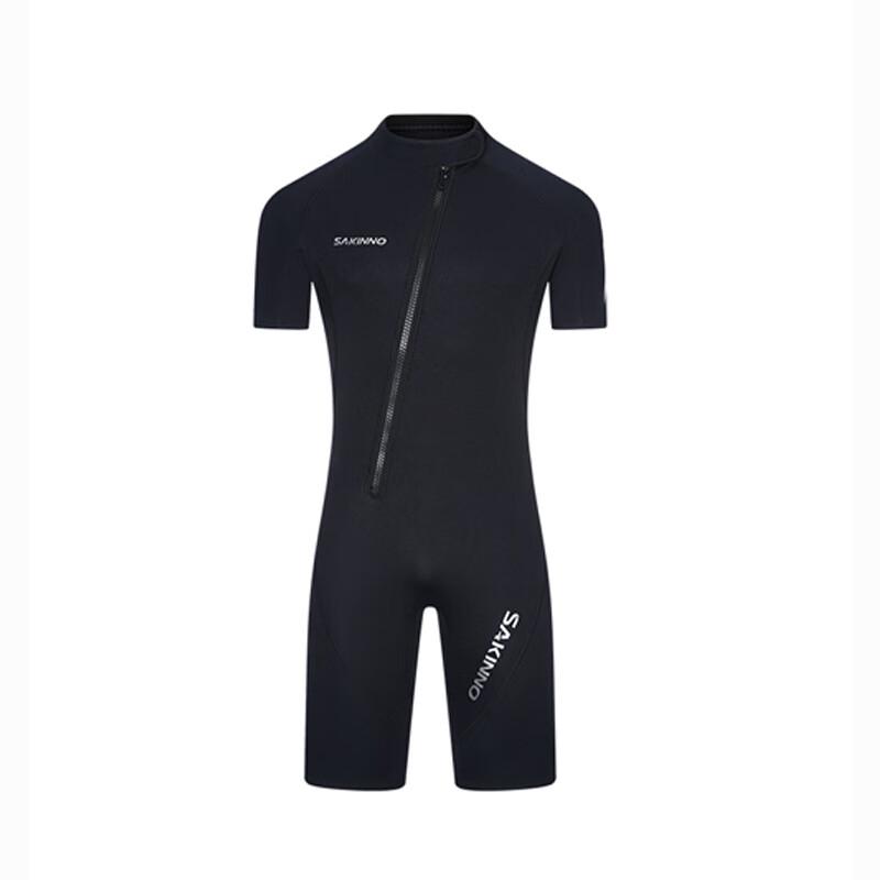 WEZHO Men s Short Sleeve Wetsuit for Water Sports