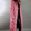 Loose-Fit Oversized Long-Length Sweater New Knit Cardigan Hooded Jacket for Women