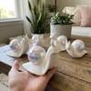 Retro Style Snail Disco Ball Sun Catcher Miniature Snail Desktop Ornaments  Bedroom