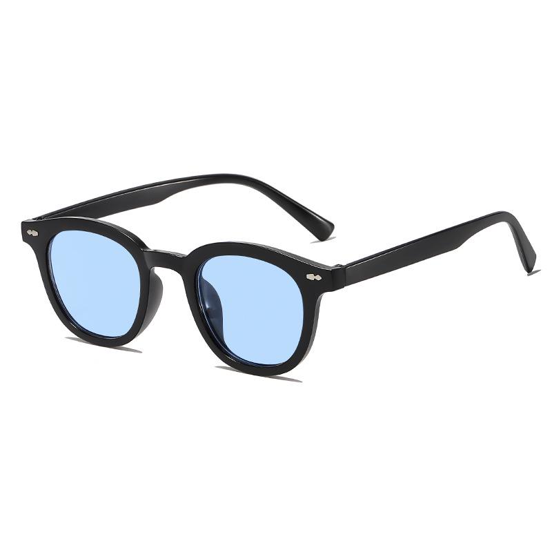 Damskie owalne okulary przeciwsłoneczne z małą oprawką: Wysokiej klasy ochrona UV, styl Hong Kongu, modne dla małych twarzy