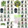 Ksz 723 Ninja Turtles Dafengqi Novelty Miniature Building Blocks Toy Abs Plastic Diy Export Type