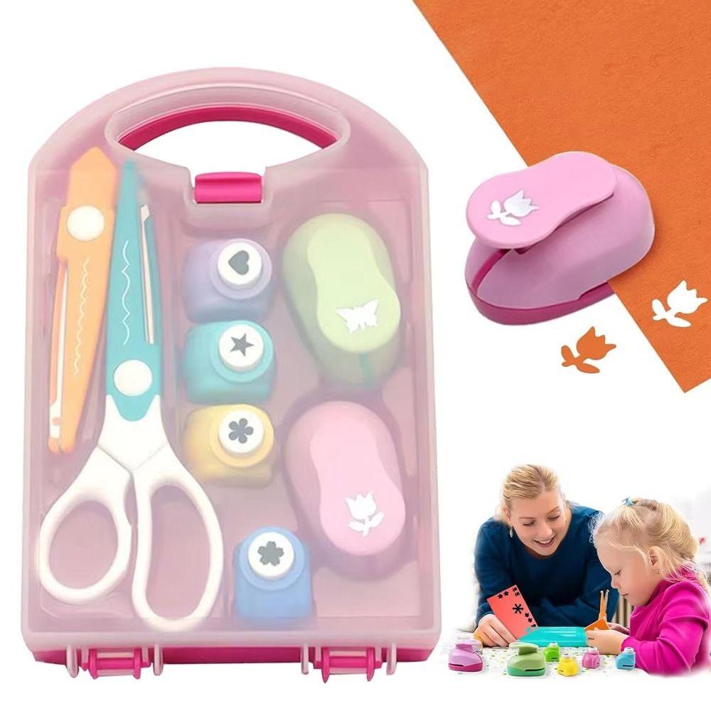 Stanzwerkzeug Lochstanzer Set Blume Prägung Sternstanzer Prägemaschine Set Kindergarten