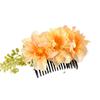 Multicolor Flower Hair Comb Cloth Thai Hair Comb Temperament Hair Accessories  performance clothing