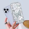 Cartoon Pattern Cream Texture Casing Wavy Edge Soft Silicone Cover Phone Case for IPhone Samsung Huawei Honor Xiaomi Redmi Infinix Tecno