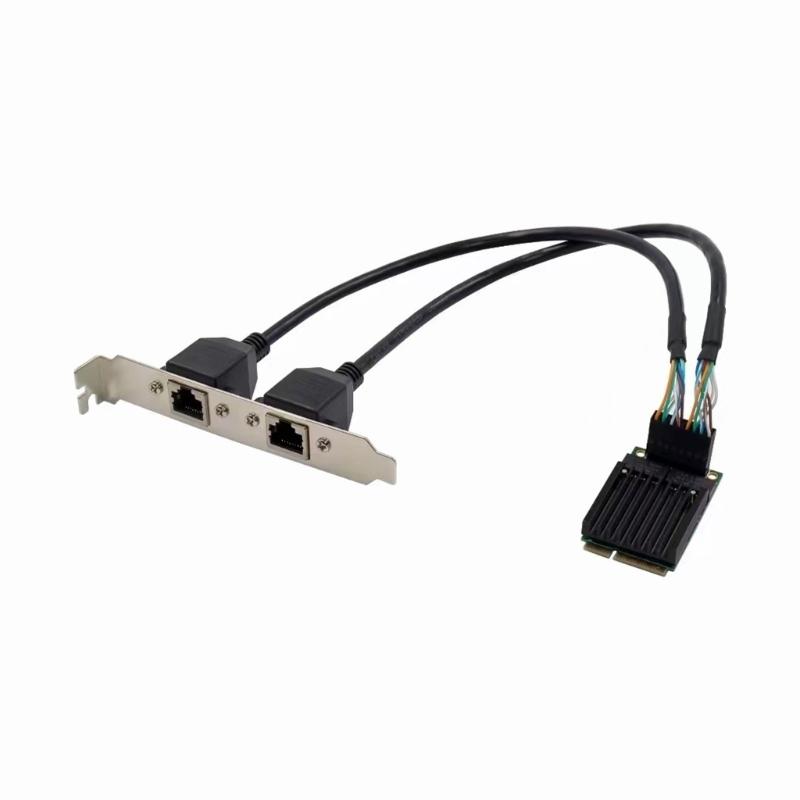 PCIe To 2-Port Gigabit Corded Networking Card WGI210AT Control Mpcie RJ45 Networking Card