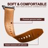 Compatible Leather & Silicone Strap for Samsung Galaxy Watch 8/8 Classic