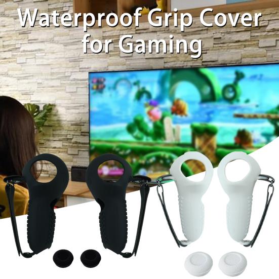 

Крышка контроллера VR Точное позиционирование отверстий Противоскользящая Удобная ручка Защита от царапин Пылезащитная ручка Защитные рукава для PICO4