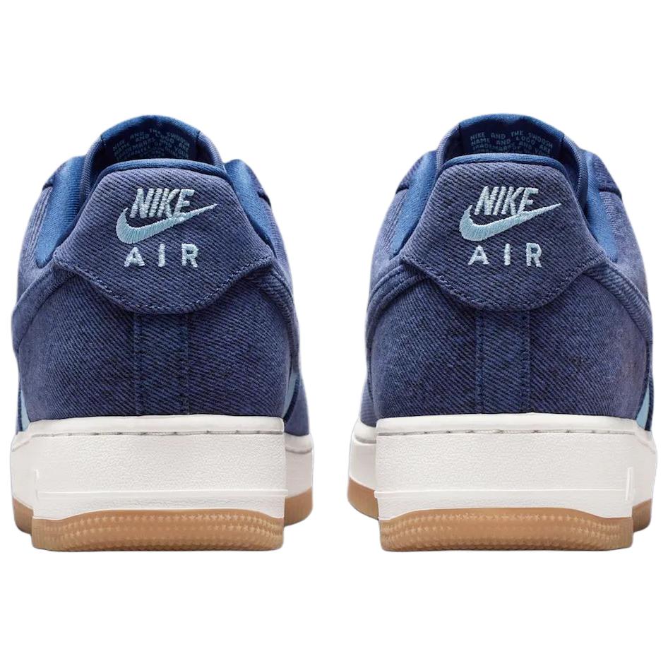 Nike Air Force 1 07 LV8 Denim Men Sneakers Blue Navy Worn-Blue IR0951-400