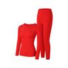 Mens Womens Cotton Thermal Underwear Set Fleece Lined Warm Base Layer Top Bottom Winter
