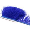 1Meter Natural Fluffy Ostrich Feathers Trim 8-10Cm Red Ostrich Plumes Craft Ribbon For Wedding Dress Sewing Clothing Decoration