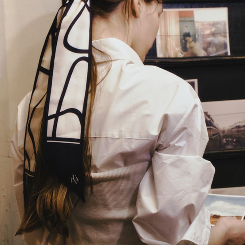 TATIANA Artisan Twilly Silk Scarf SF2085