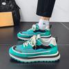 Mode Herrenschuhe 2025 Sommer Casual Sportschuhe Modetrend Vielseitige Dickbesohlte Bequeme Leichte Schnür-Plateau-Sneakers