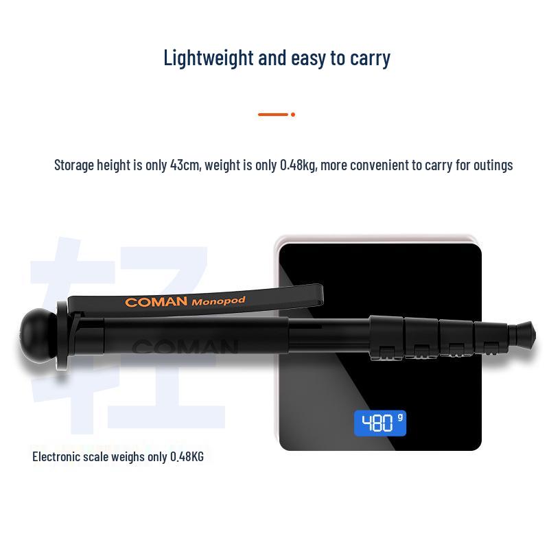 8K DSLR/Mirrorless Aluminum Monopod for Photography & Videography: Mountaineering & Wedding Use