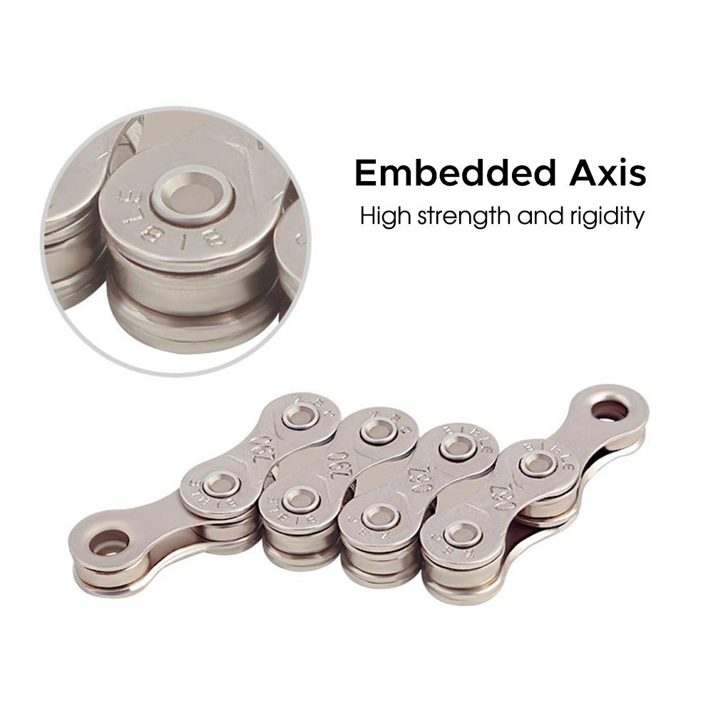 

Велосипедные цепи 6 7 8 9 10 11 12 скоростей Велосипедные цепи 116 звеньев Цепи для горного велосипеда MTB 6-8s