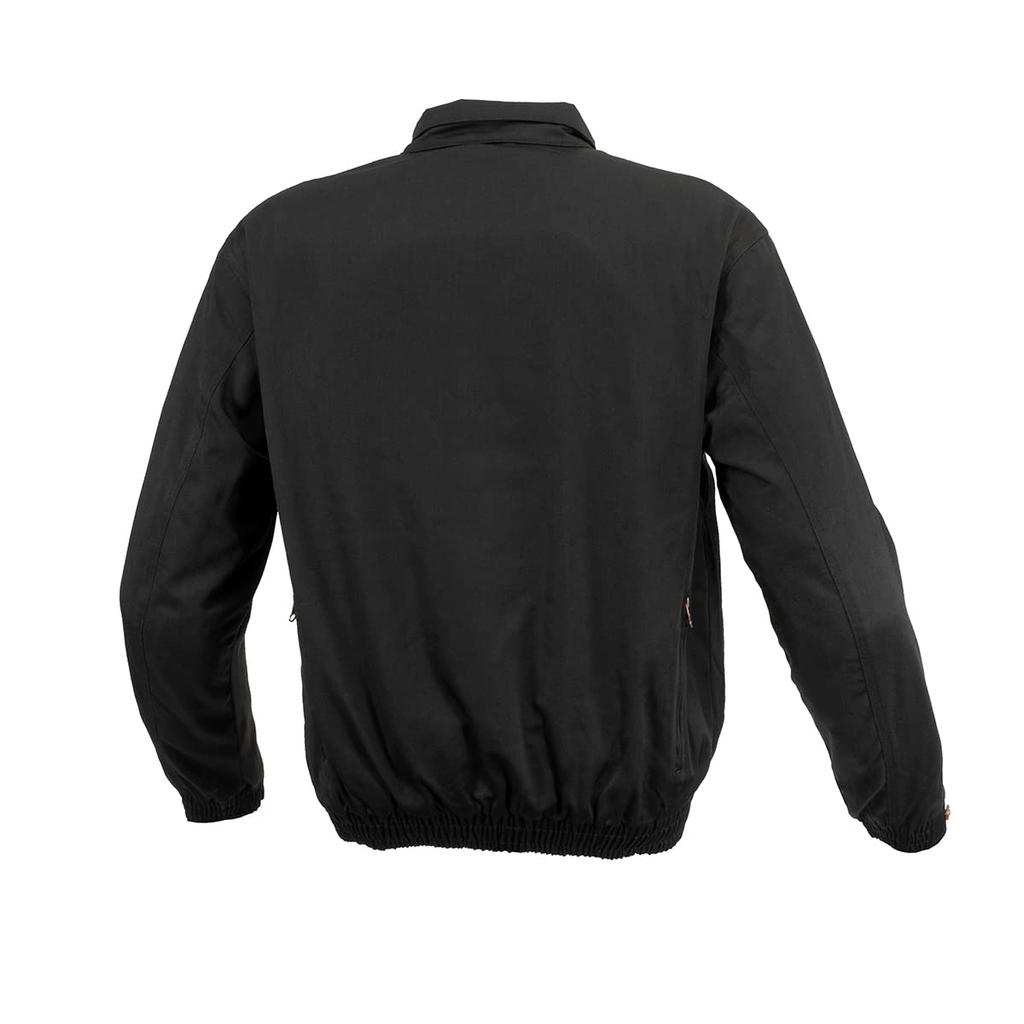 Komine Protect Swing Top Retro Size Motorcycle Jacket JK-5911 Jacket, Black, L,