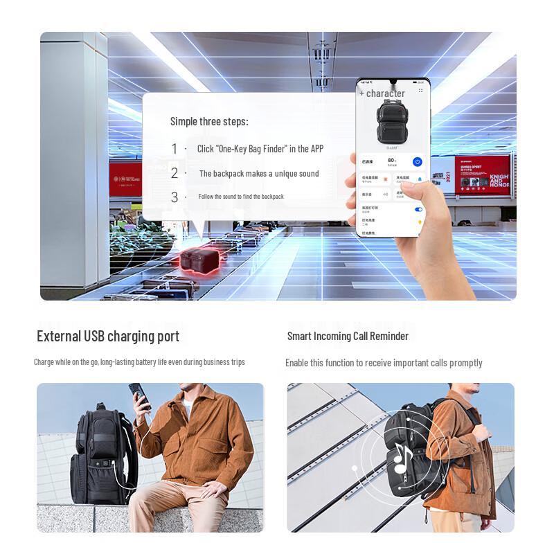 CROSSGEAR Weight Reduction Master Business Laptop Backpack