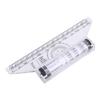 Rolling Ruler Parallel Line Arc Curve Drawing Measuring Roller Ruler with Built in Protractor