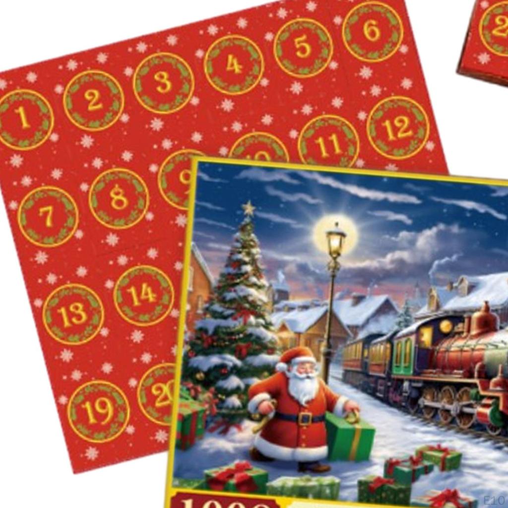 1008 Piece Puzzle Merry Christmas Gifts 24 Days of Advent in Boxs Adults